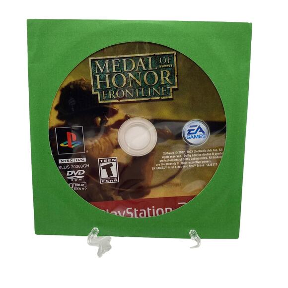 Medal of Honor: Frontline -- (Sony PlayStation 2, 2002) PS2 Disc Only Tested - Picture 2 of 4
